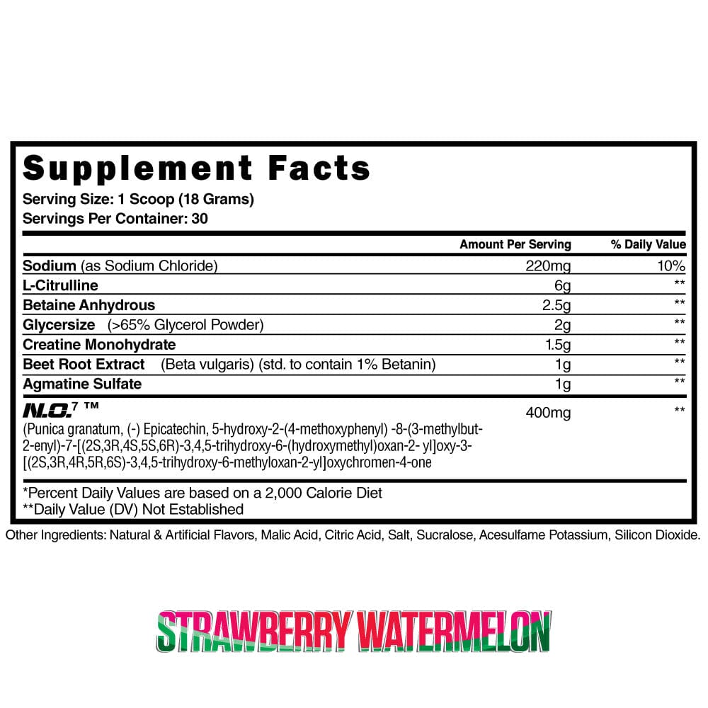 The Steel Supplements Supplement PUMPED-AF